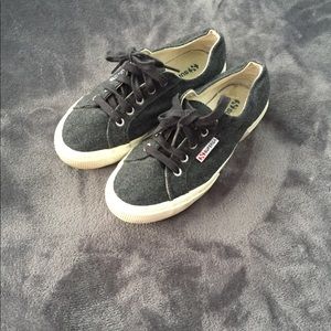 Superga sneakers 7 grey wool felt